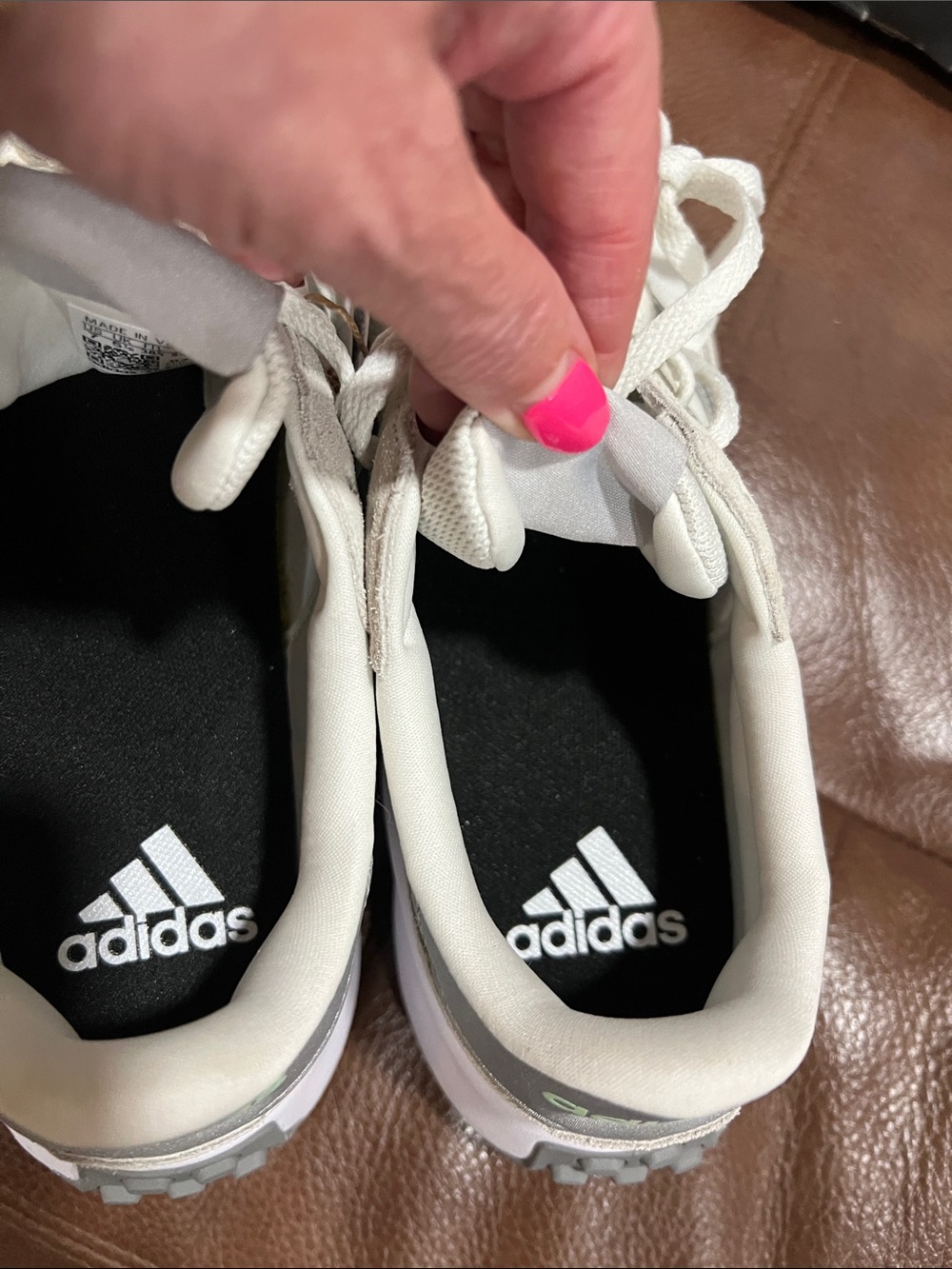 adidas Women’s Run 70s Sneakers in Cream and Light Gray - Picture 10 of 12